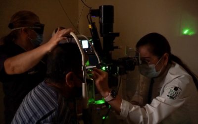 El uso de láser en pacientes con retinopatía diabética