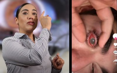 ¿Cómo evitar infecciones en los ojos por uso de lentes de contacto?